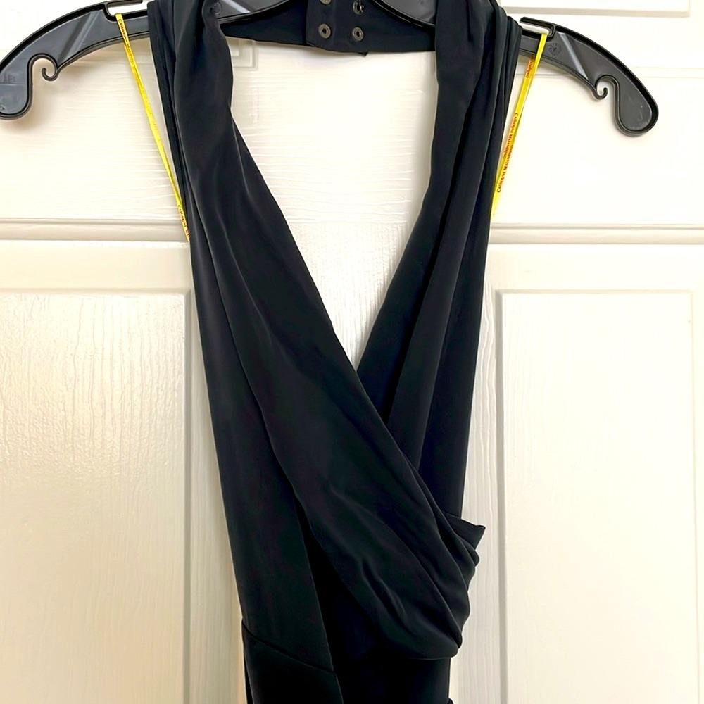 Silk halter jumpsuit